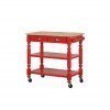 Payson Kitchen Cart (Red)