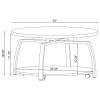 Dacre Greige Coffee Table