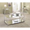 Mirrored 3-Piece Occasional Table Set