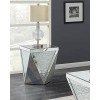 Triangle Encrusted End Table