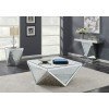 Triangle Encrusted Occasional Table Set