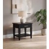 Lindenton Black End Table