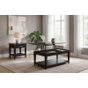 Lindenton Black Occasional Table Set