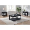 Lindenton Black Occasional Table Set