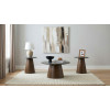 Franklin Grey and Dark Brown Occasional Table Set