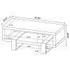Dinard Latte Coffee Table
