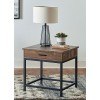 Rustic Modern End Table