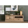 Natural Distressed 58 Inch TV Console
