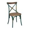 Zaire Side Chair (Antique Turquoise)