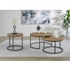 Lainey Mango and Black Occasional Table Set