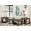 Weathered Grey 3-Piece Occasional Table Set