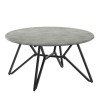 Cement and Gunmetal Coffee Table