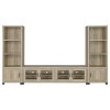 Sachin Distressed Pine Entertainment Center