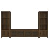Sachin Dark Pine Entertainment Center