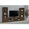 Sachin Dark Pine Entertainment Center
