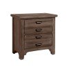 Bungalow Two Drawer Nightstand (Folkstone)