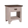 Bungalow One Drawer Nightstand (Dover Grey)