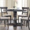 Leventis Round Dining Table (Weathered Gray)