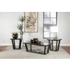 Black 3-Piece Occasional Table Set