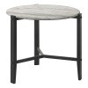 Black and White End Table