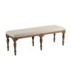 Weatherford Belmont Dining Bench (Grey Heather)