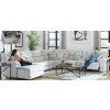 Escape 7-Piece Power Reclining Left Chaise Sectional w/ CR3 Therapeutic Massage