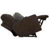 Zen Chocolate Power Lay Flat Recliner w/ CR3 Heat and Massage