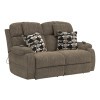 Oasis Fossil Power Reclining Loveseat w/ Power Headrests, CR3 Heat and Massage