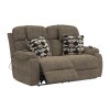 Oasis Fossil Power Reclining Loveseat w/ Power Headrests, CR3 Heat and Massage
