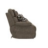 Oasis Fossil Power Reclining Sofa w/ Power Headrests, CR3 Heat and Massage
