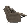 Oasis Fossil Power Reclining Sofa w/ Power Headrests, CR3 Heat and Massage