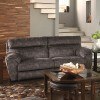 Sedona Power Lay Flat Reclining Sofa w/ Power Headrest and Lumbar (Smoke)