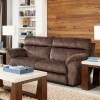 Sedona Power Lay Flat Reclining Sofa w/ Power Headrest and Lumbar (Mocha)
