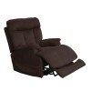 Anders Power Lay Flat Recliner w/ Dual Heat and Massage (Dark Chocolate)