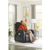 Reliever Power Lay Flat Recliner w/ CR3 Heat and Massage (Gunmetal)