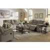 Draycoll Pewter Power Reclining Living Room Set