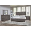 Vista Mansion Storage Bedroom Set (Grey Oak)