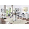 Cargo Counter Height Dining Room Set (White)