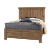 Yellowstone American Dovetail Storage Bed (Chestnut Natural)