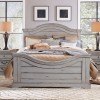 Stonebrook Panel Bed (Antique Gray)