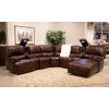Boulder Modular Reclining Sectional (Robinson Brown)
