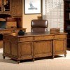 Urban Ash Burl Executive Desk