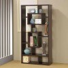 Cappuccino Bookshelf w/ Rectangular Shelves