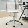 Sleek Adjustable Office Chair (Cream)