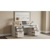 Altidore Distressed White Home Office Desk