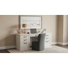 Altidore Distressed White Home Office Desk