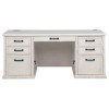 Altidore Distressed White Home Office Desk