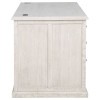 Altidore Distressed White Home Office Desk