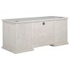 Altidore Distressed White Home Office Desk