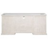 Altidore Distressed White Home Office Desk